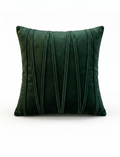 Geometric Pintuck Velvet Cushion Cover